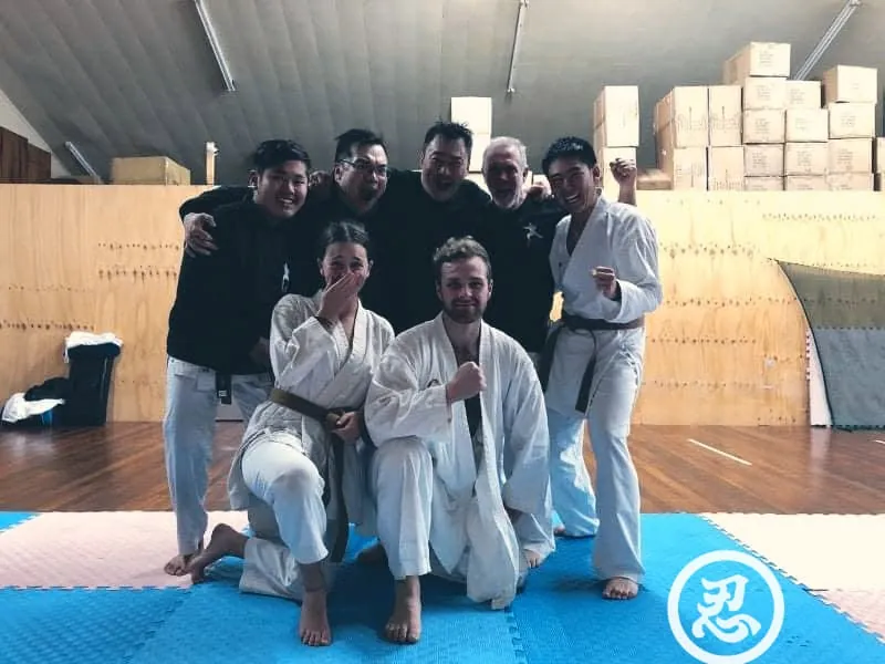 After a dojo session